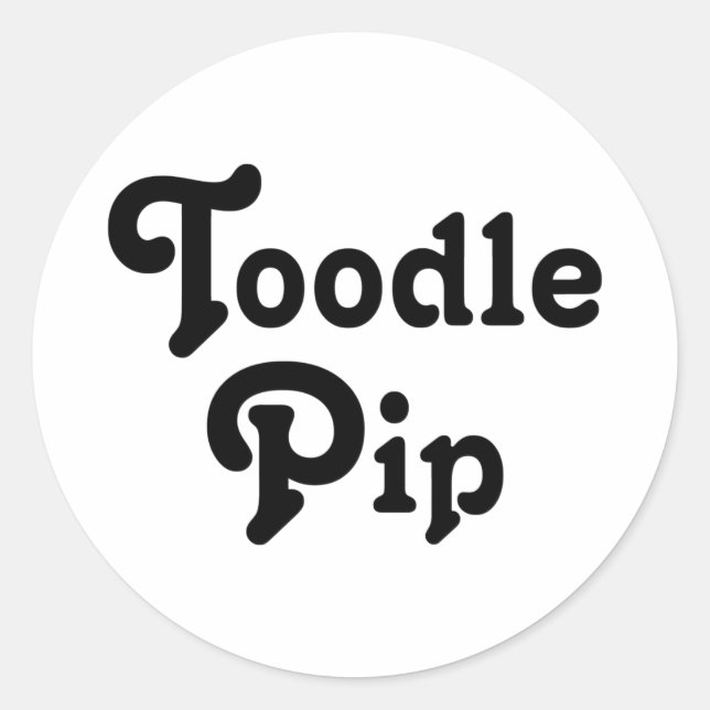 Sticker Rond Toodle Pip (Devant)