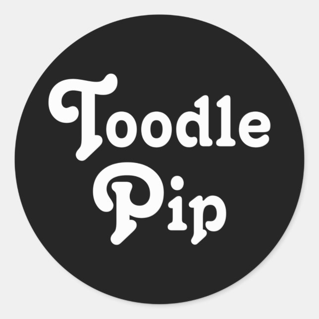 Sticker Rond Toodle Pip (Devant)