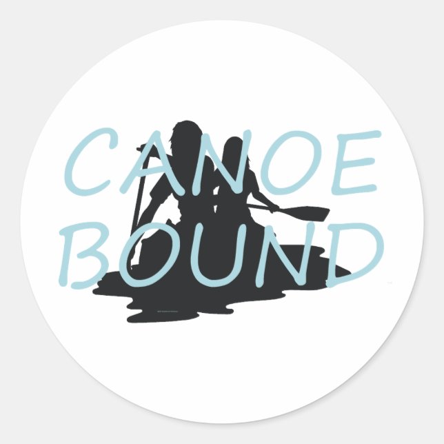 Sticker Rond TOP Canoe Bound (Devant)