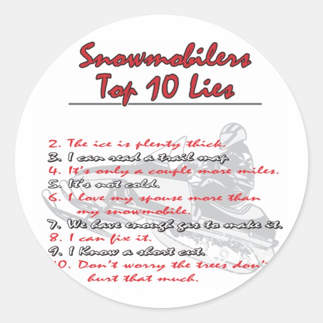 Sticker Rond top dix-on-Black-png (Devant)