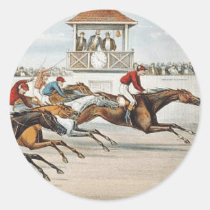 Sticker Rond TOP Race to Victory