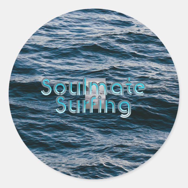 Sticker Rond TOP Soulmate Surfing (Devant)