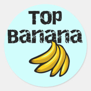 Sticker Rond Top Tshirts et cadeaux Banana