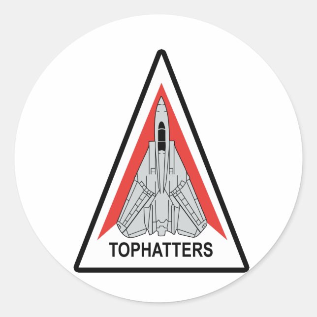 Sticker Rond Tophateur VF-14 (Devant)