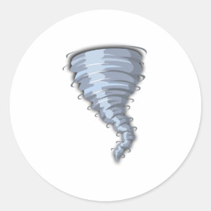 Sticker Rond Tornade