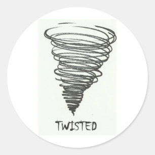 STICKER ROND TORNADO