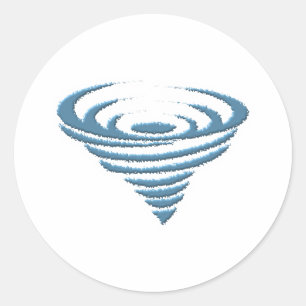Sticker Rond Tornado