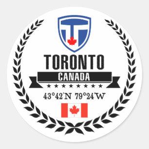 Sticker Rond Toronto