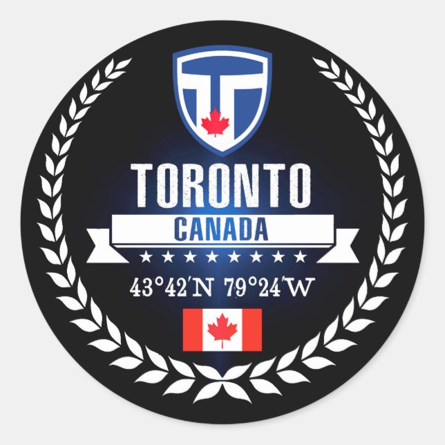 Sticker Rond Toronto (Devant)