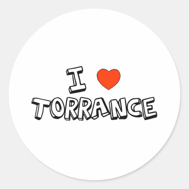 Sticker Rond Torrance cardiaque (Devant)
