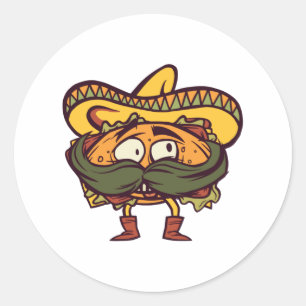 Sticker Rond Torta mexicaine