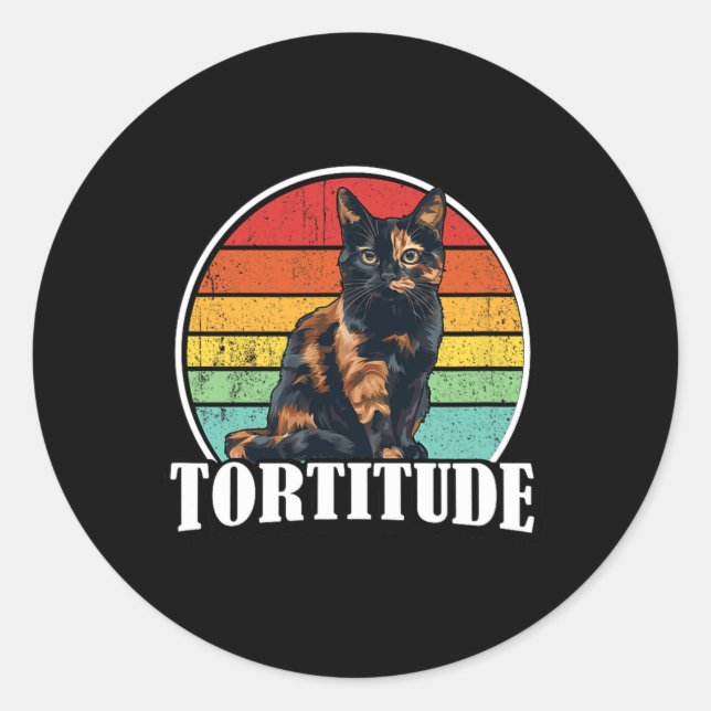 Sticker Rond Tortoiseshell (Devant)
