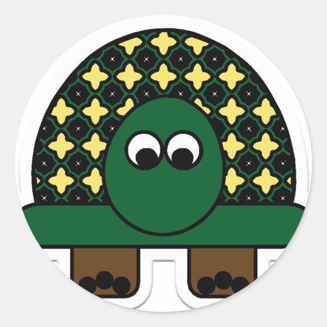 Sticker Rond tortue (Devant)