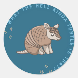 Sticker Rond tortue