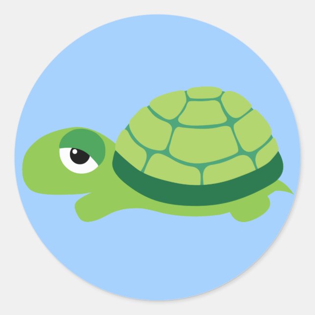 Sticker Rond tortue (Devant)