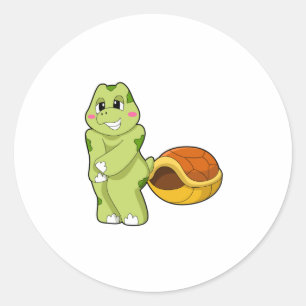 Sticker Rond Tortue sans Shell Shy.PNG