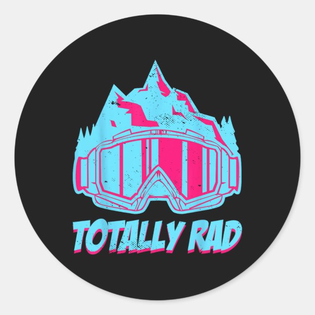 Sticker Rond Totalement Rad (Devant)