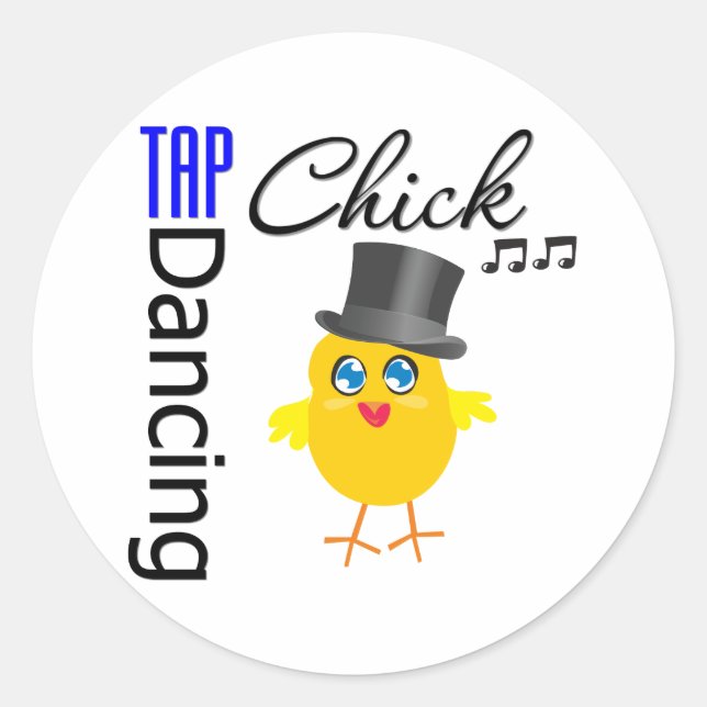 Sticker Rond Toucher Dancing Chic 3 (Devant)