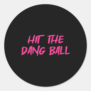 Sticker Rond Touchez Le Dang Ll2