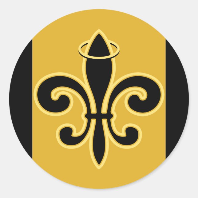 Sticker Rond Toujours un SAINT (Devant)