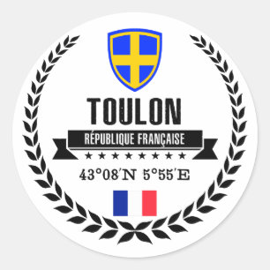 Sticker Rond Toulon