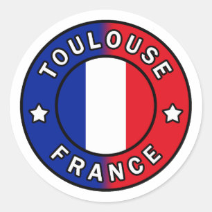 Sticker Rond Toulouse France