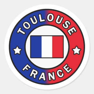 Sticker Rond Toulouse France