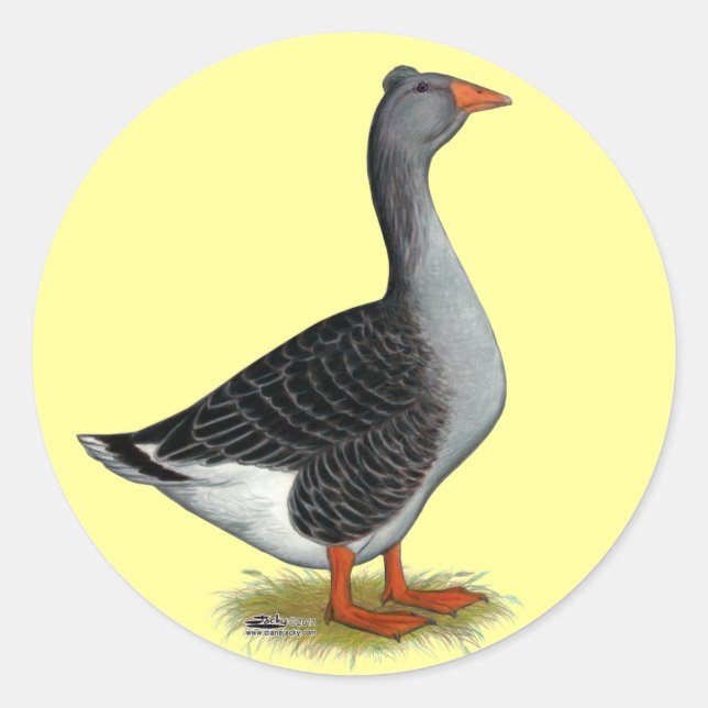 Sticker Rond Toulouse Goose (Devant)