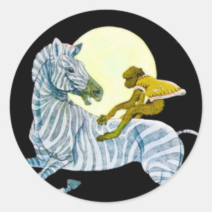 Sticker Rond Tour de clair de lune