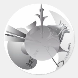 Sticker Rond Tour de la ville de Brasilia arrondie