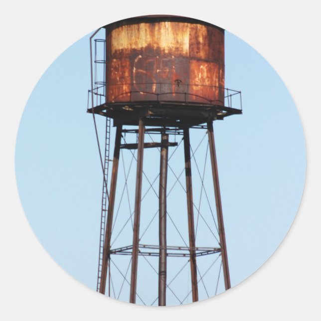 Sticker Rond Tour d'eau (Devant)