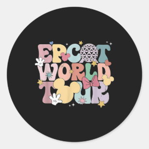 Sticker Rond Tour du monde Epcot