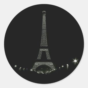 Sticker Rond Tour Eiffel Paris