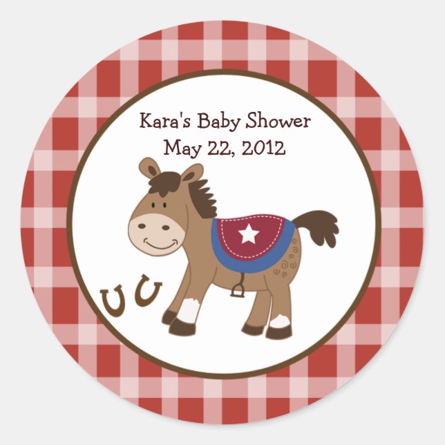 Sticker Rond Tour 'Em Up Anniversaire Baby shower Favoriser Sti (Devant)
