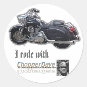 Sticker Rond Tour le long d'autocollant