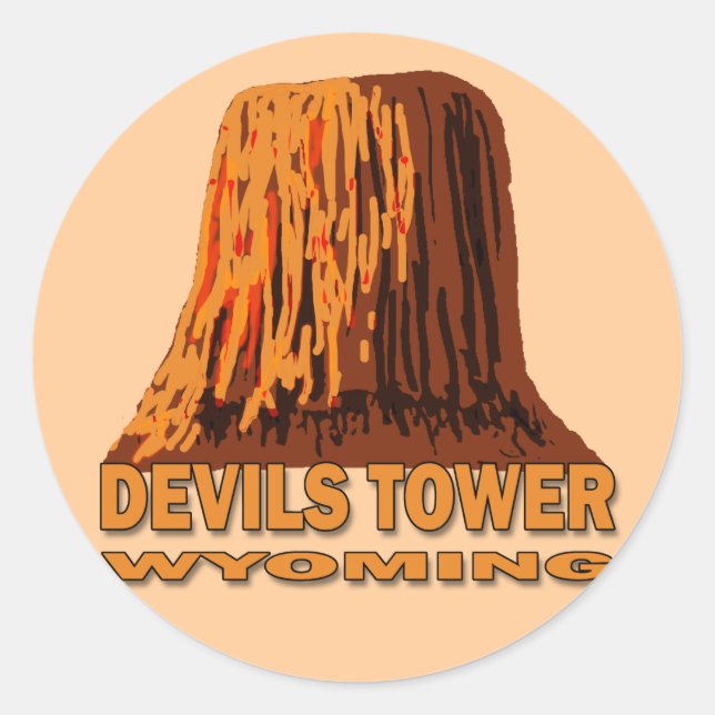 STICKER ROND TOUR WYOMING DE DIABLES (Devant)