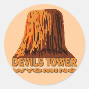 STICKER ROND TOUR WYOMING DE DIABLES