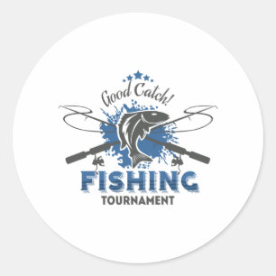 Sticker Rond Tournoi de pêche
