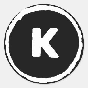 Sticker Rond Tous les droits annulés Noir pour vous