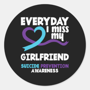 Sticker Rond Tous Les Jours, Ma Fille, La Prévention Du Suicide