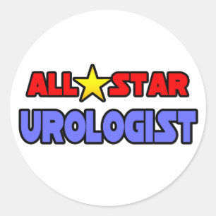 Sticker Rond Tous les Urologistes étoiles