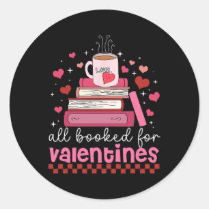 Sticker Rond Tous Réservés Pour Enseignant Valentin Valentines