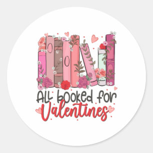 Sticker Rond Tous Réservés Pour Enseignant Valentin Valentines
