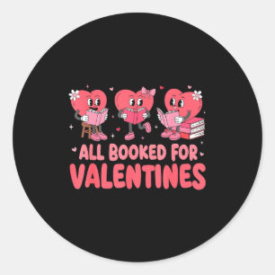 Sticker Rond Tous réservés pour le livre de la Saint-Valentin L