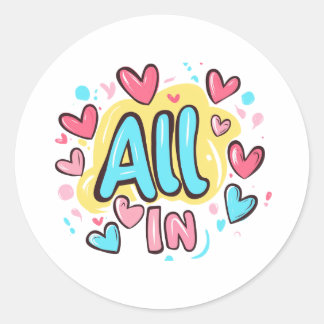 Sticker Rond Tout