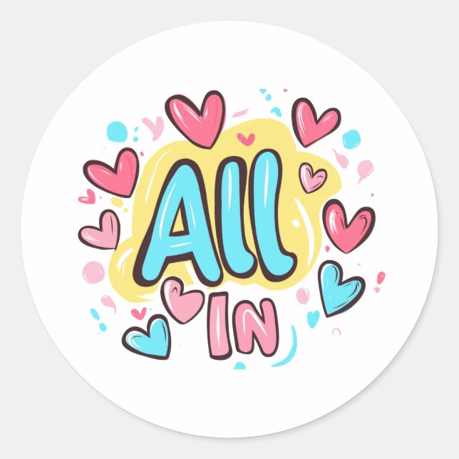 Sticker Rond Tout (Devant)