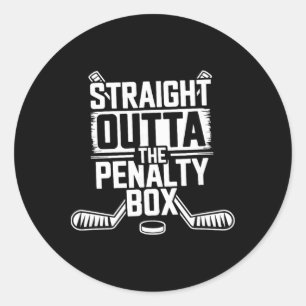 Sticker Rond Tout droit sorti du banc des pénalités - Joueur de