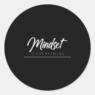 Sticker Rond Tout Est L'Esprit Inspirationnel Motivation D'Espr