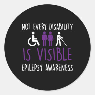 Sticker Rond Tout Handicap N'Est Pas Visible
