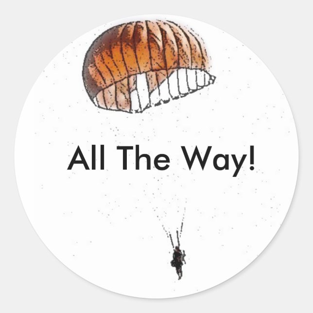 Sticker Rond Tout Le Chemin ! (Devant)